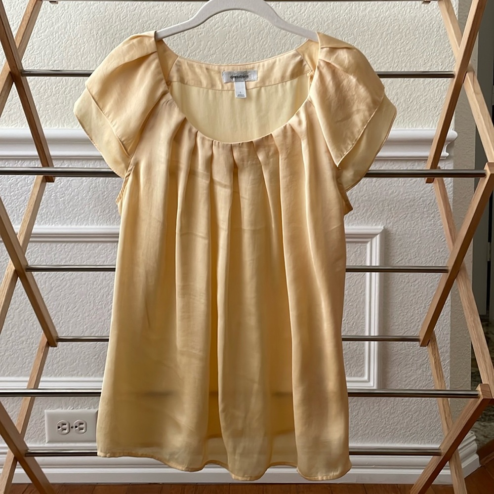 Yellow blouse